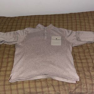 Wool rich 100% polyester sweater